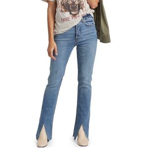 Anine Bing Roxanne Slit-Hem jeans 29